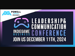 IndieGameBusiness Leadership Conference 2024 Logo